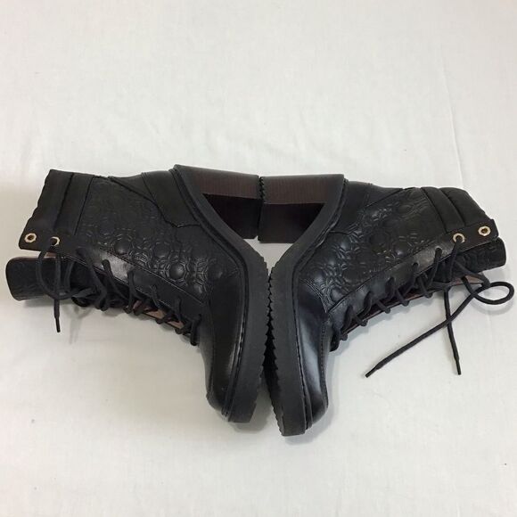 LOUISE ET CIE Black Leather Vampa Lace-Up Boot New Size 7 1/2 - Picture 6 of 14